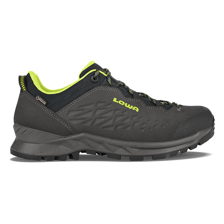 Lowa Explorer GTX Lo Ορειβατικά Παπούτσια Ανδρικα Γκρι Κίτρινα Greece 31659SQGA